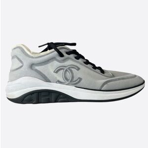 CHANEL women’s Black and Gray Sneakers